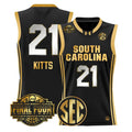 Chloe Kitts Jersey #21 South Carolina 2026 Final Four Stitched Black Gold