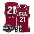 Chloe Kitts Jersey #21 South Carolina 2026 Final Four Stitched Garnet