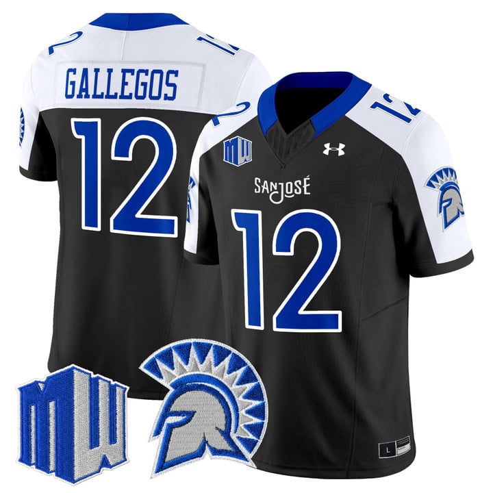 Chon Gallegos Jersey #12 San José State Spartans 2025 Limited Stitched