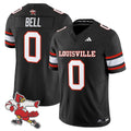 Chris Bell Jersey #0 Louisville Cardinals 1980s Throwback Stitched