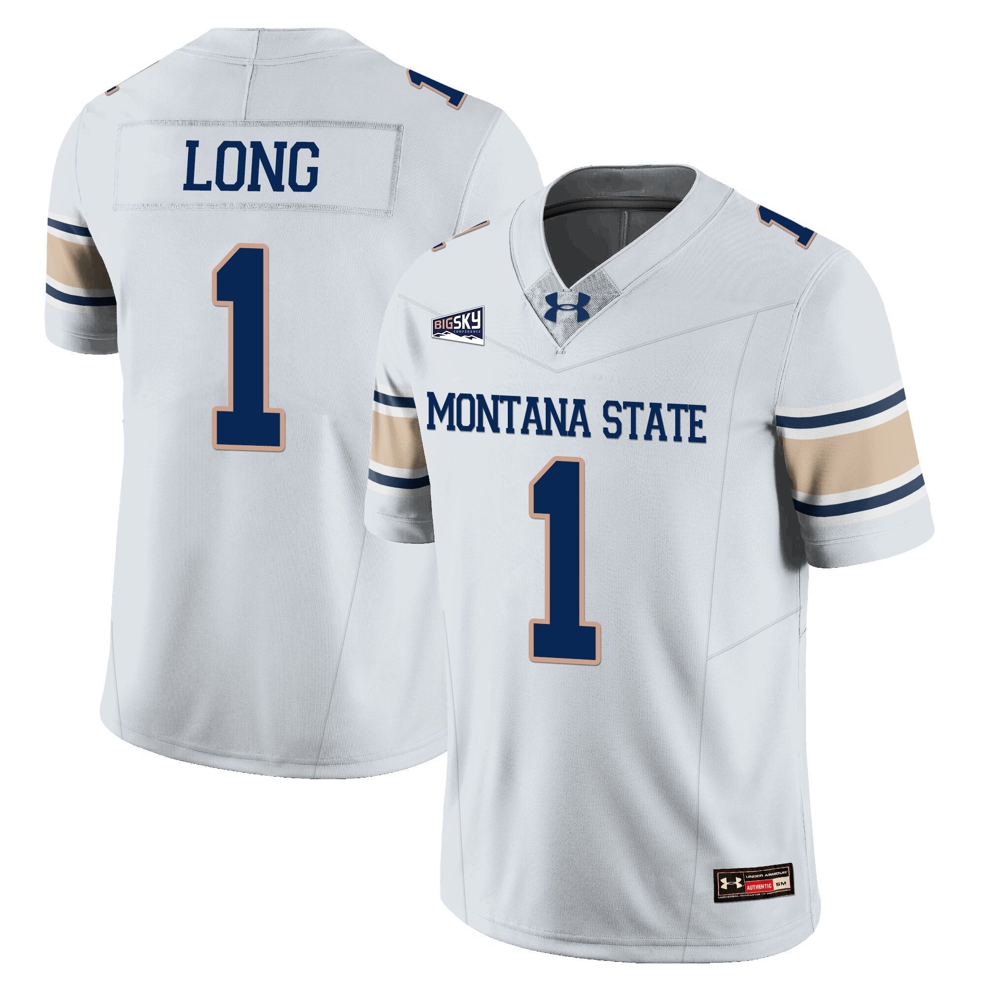 Chris Long Jersey #1 Montana State Bobcat Football 2025 Stitched