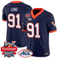Chris Long Jersey #91 Virginia Cavaliers 1995 Throwbacks Gator Bowl Stitched