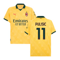 Christian Pulisic #11 AC Milan 2025-26 Third Men Jersey – Yellow