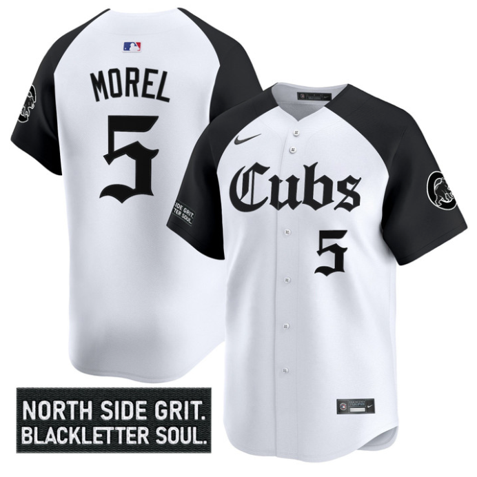 Christopher Morel Jersey #5 Chicago Cubs Gothic North Side Edition Vapor Limited Stitched