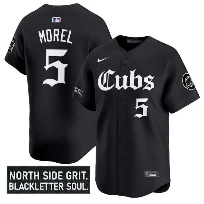 Christopher Morel Jersey #5 Chicago Cubs Gothic North Side Edition Vapor Limited Stitched