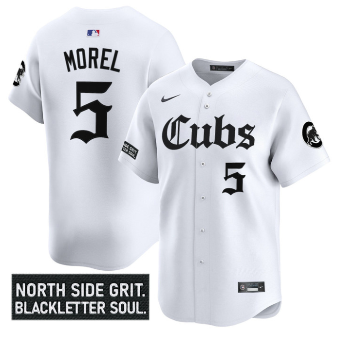Christopher Morel Jersey #5 Chicago Cubs Gothic North Side Edition Vapor Limited Stitched