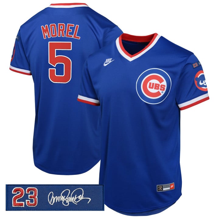 Christopher Morel Jersey #5 Chicago Cubs Ryne Sandberg Tribute Patch