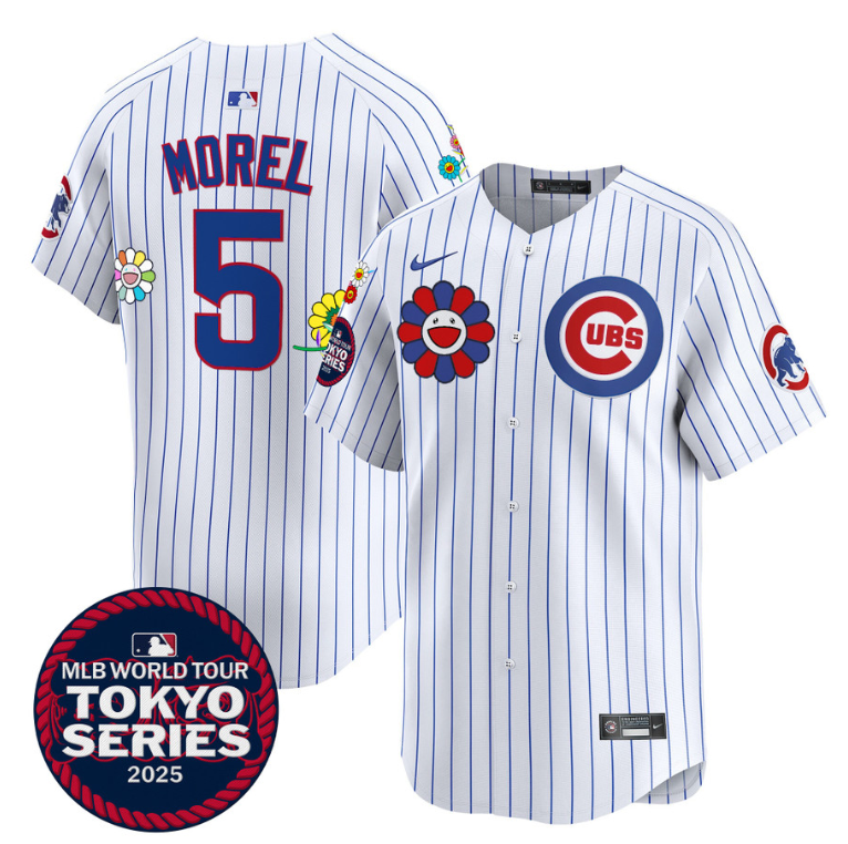 Christopher Morel Jersey #5 Chicago Cubs Harry Caray Holy Cow Patch Premier Limited Stitched