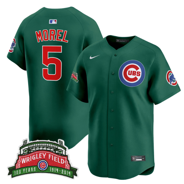 Christopher Morel Jersey #5 Chicago Cubs Harry Caray Holy Cow Patch Premier Limited Stitched