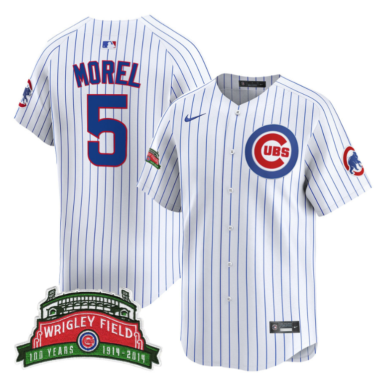 Christopher Morel Jersey #5 Chicago Cubs Harry Caray Holy Cow Patch Premier Limited Stitched