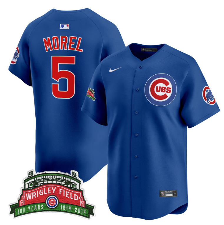 Christopher Morel Jersey #5 Chicago Cubs Harry Caray Holy Cow Patch Premier Limited Stitched
