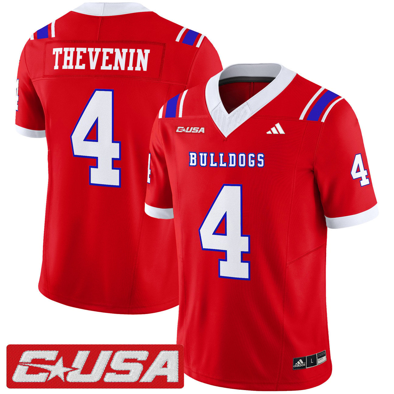 Clay Thevenin Jersey #4 Louisiana Tech Bulldogs 2025 Limited Stitched