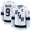 Clayton Keller Jersey #9 Utah Mammoth Away Premium Player Stitched White