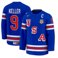 Clayton Keller Jersey #9 USA Hockey 2025 Premium Stitched Away