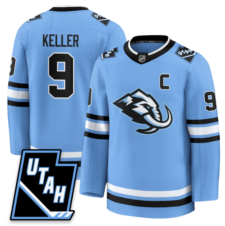 Clayton Keller Jersey #9 Utah Hockey Mammoth 2025 Limited All Stitched