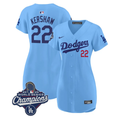 Clayton Kershaw Dress #22 Dodgers 2025 World Series Champions Stitched