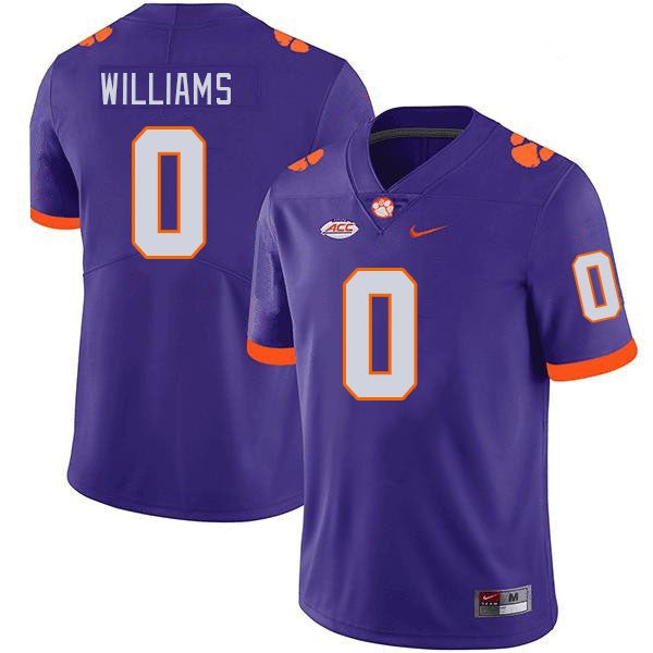 Clemson Tiger #0 Antonio Williams College Football Jersey Stitched