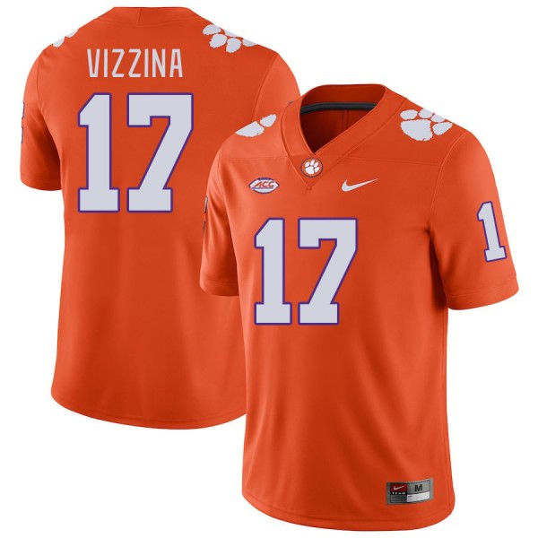 Clemson Tiger #17 Christopher Vizzina College Football Jersey Stitched