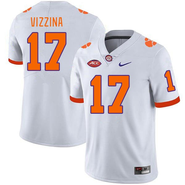 Clemson Tiger #17 Christopher Vizzina College Football Jersey Stitched