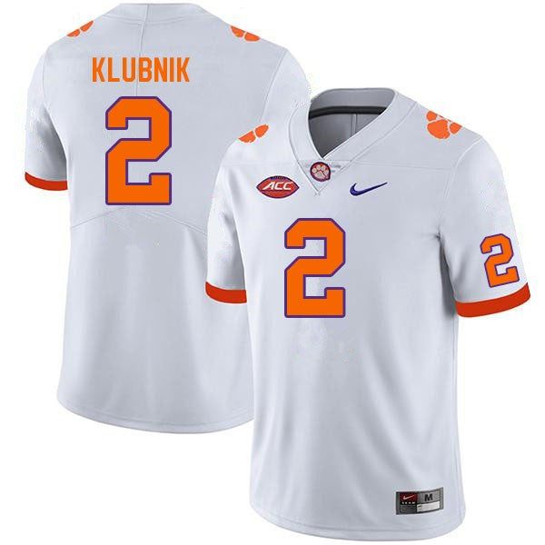 Clemson Tiger #2 Cade Klubnik College Football Jersey Stitched