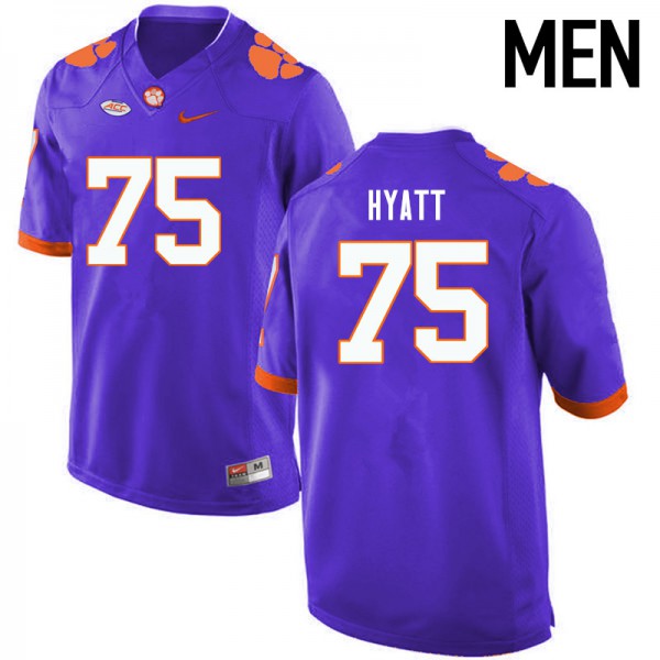 Clemson Tiger #75 Mitch Hyatt College Football Jersey Stitched