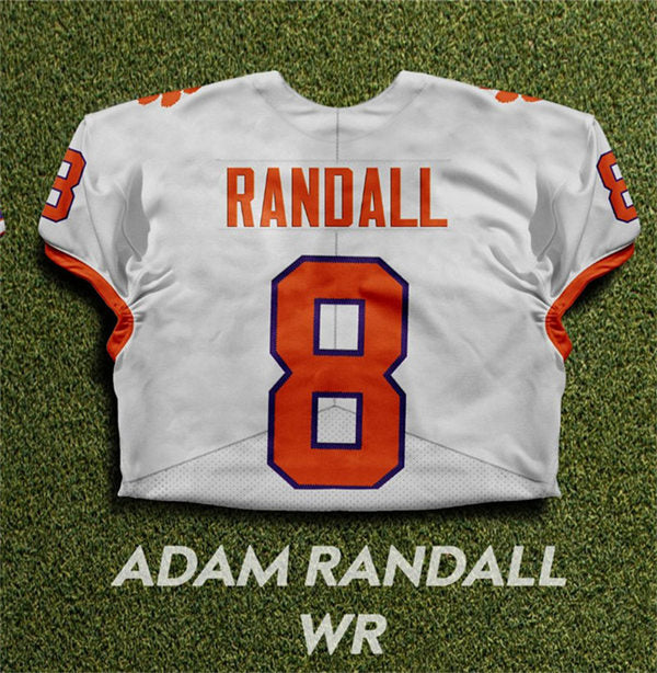 Clemson Tiger #8 Adam Randall College Football Jersey Stitched
