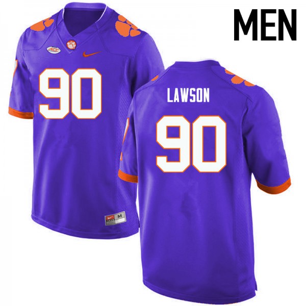 Clemson Tiger #90 Shaq Lawson College Football Jersey Stitched