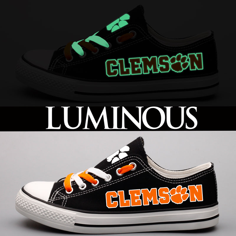 Clemson Tigers Sport Sneakers Shoes For Men Women Fans
