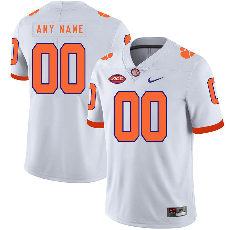 Custom Clemson Tigers #00 Custom College Football Jersey Stitched