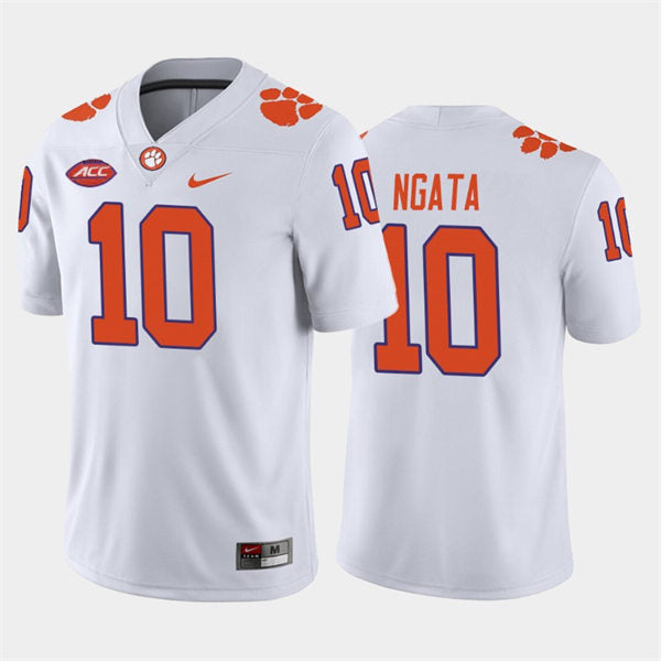 Clemson Tigers #10 Joseph Ngata College Football Jersey Stitched