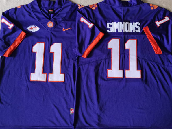 Clemson Tigers #11 Isaiah Simmons College Football Jersey Stitched
