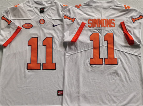 Clemson Tigers #11 Isaiah Simmons College Football Jersey Stitched