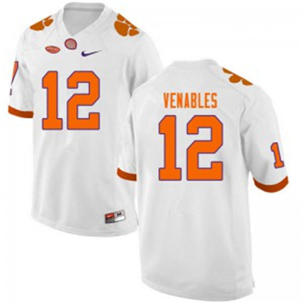 Clemson Tigers #12 Tyler Venables College Football Jersey Stitched