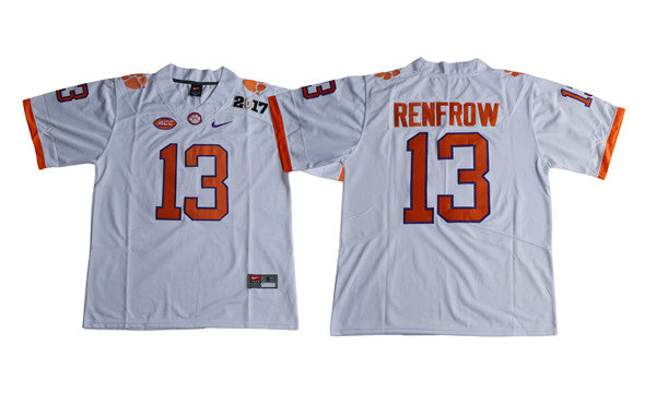 Clemson Tigers #13 Hunter Renfrow College Football Jersey Stitched