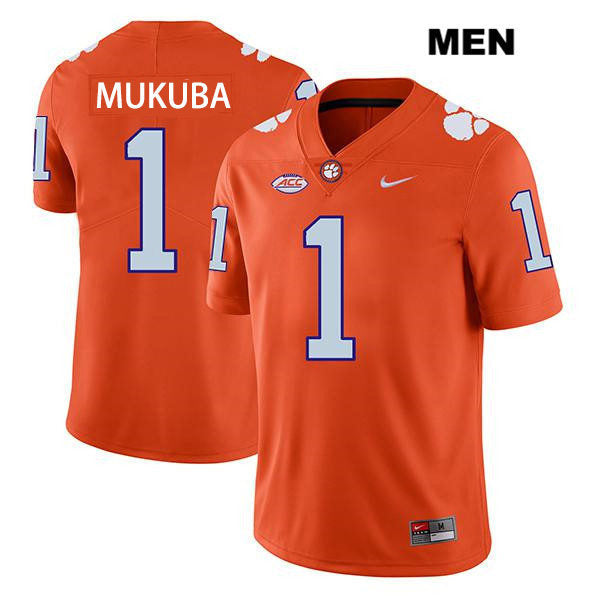 Clemson Tigers #1 Andrew Mukuba College Football Jersey Stitched