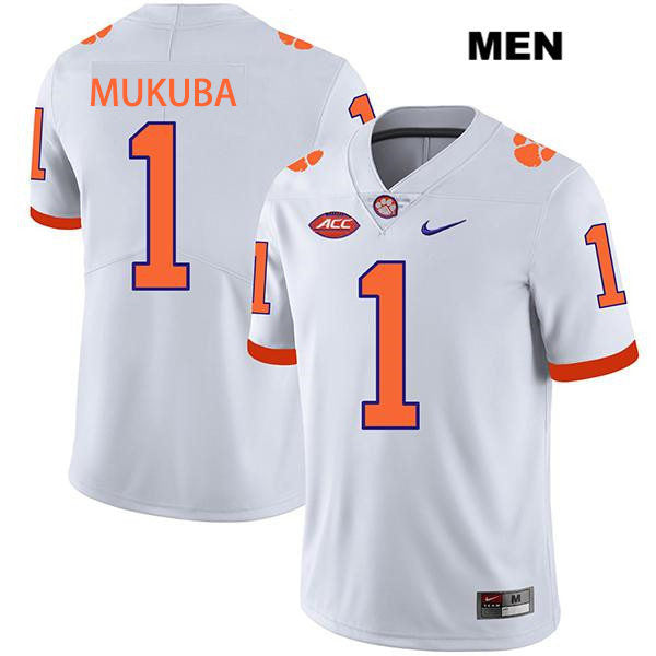 Clemson Tigers #1 Andrew Mukuba College Football Jersey Stitched