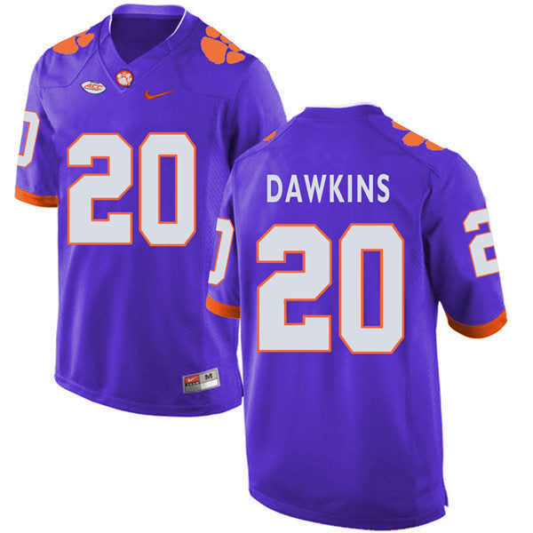 Clemson Tigers #20 Brian Dawkins football Jersey Stitched