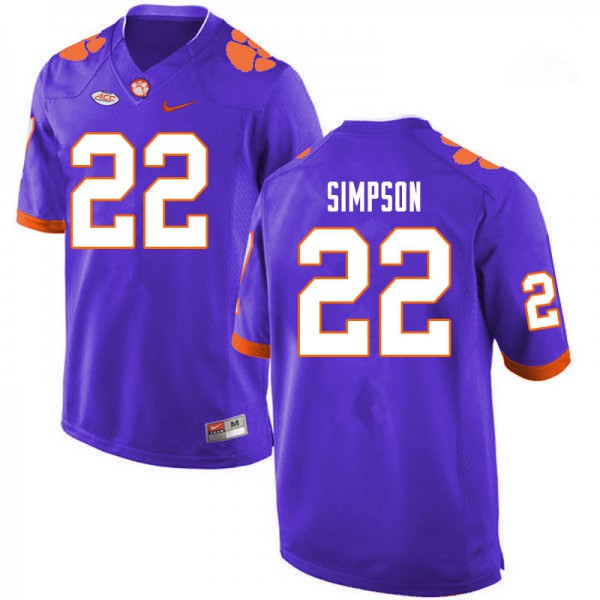 Clemson Tigers #22 Trenton Simpson football Jersey Stitched