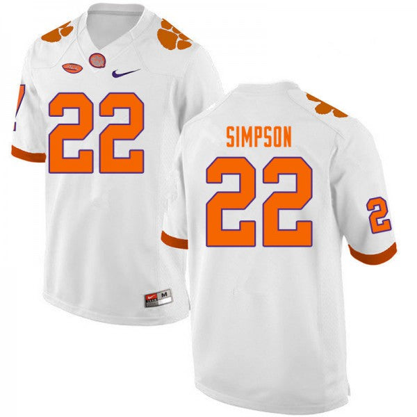Clemson Tigers #22 Trenton Simpson football Jersey Stitched