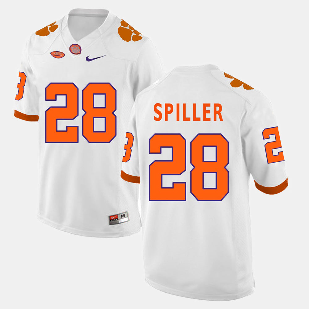 Clemson Tigers #28 C.J. Spiller football Jersey Stitched