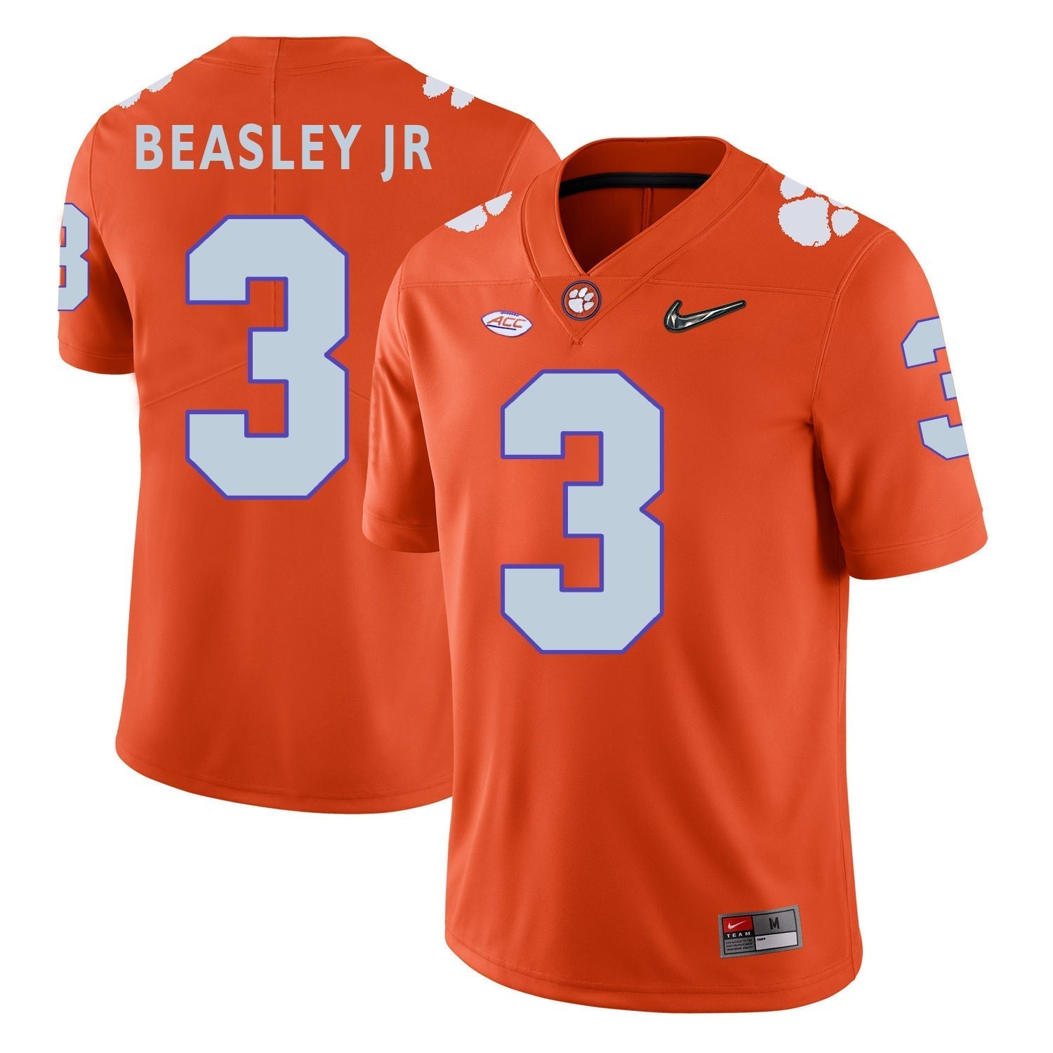 Clemson Tigers #3 Vic Beasley Jr. football Jersey Stitched