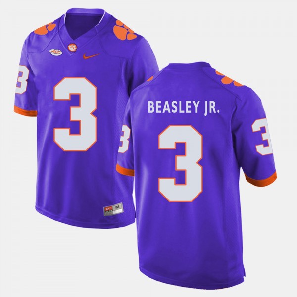 Clemson Tigers #3 Vic Beasley Jr. football Jersey Stitched