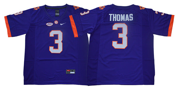 Clemson Tigers #3 Xavier Thomas football Jersey Stitched
