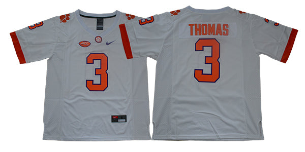 Clemson Tigers #3 Xavier Thomas football Jersey Stitched