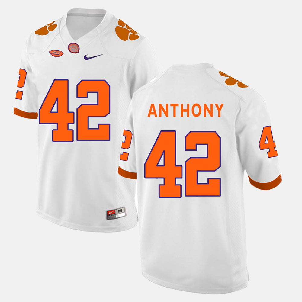 Clemson Tigers #42 Stephone Anthony College Football Jersey Stitched