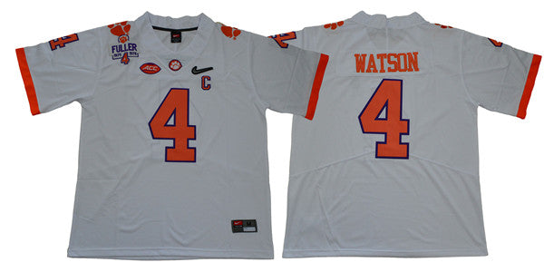 Clemson Tigers #4 Deshaun Watson football Jersey Stitched
