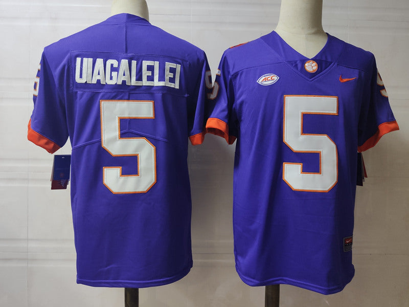 Clemson Tigers #5 D.J. Uiagalelei College Football Jersey Stitched
