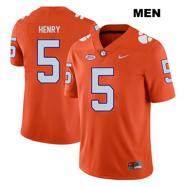 Clemson Tigers #5 K.J. Henry College Football Jersey Stitched