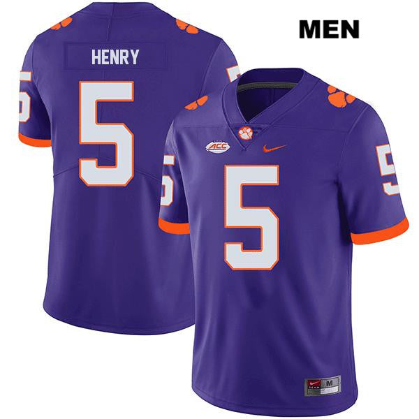 Clemson Tigers #5 K.J. Henry College Football Jersey Stitched