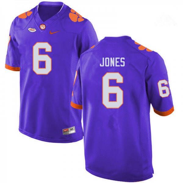 Clemson Tigers #6 Sheridan Jones College Football Jersey Stitched